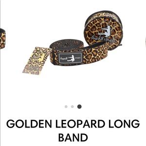 SuzieB Golden Leopard Long Band